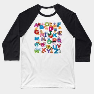 Alphabet Teaching Baseball T-Shirt